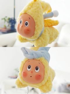 想买正版买不到，看到个可爱的顺手买了，没想到这么可爱，喜欢的