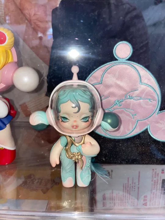 POPMART SKULLPANDA 兰-逸青 海外限定 未開封 ② Skullpanda Baby Cyan