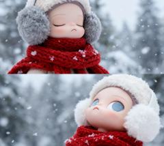 儿子女儿都好可爱！嘎子姐闭眼好美啊！