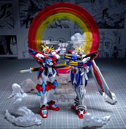 “次元霸王流！流派·东方不败！”神木燃炎 神高达#模型 #胶佬 #高达 #有男生会拒绝这个玩具吗 #神高达