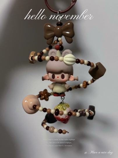 自制弹簧车挂！！✅萌粒展示方式➕1