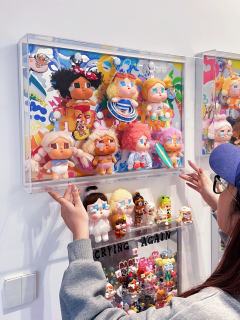 我超拿得出手的哭娃收纳画‼️
还有度假哭娃搪胶～盲盒一应俱全