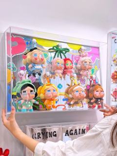 我超拿得出手的哭娃收纳画‼️
还有度假哭娃搪胶～盲盒一应俱全