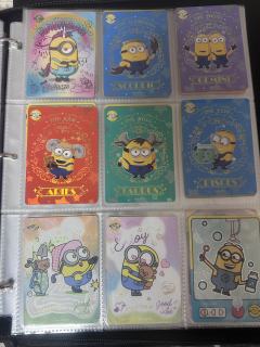 卡游小黄人第一弹，呆呆萌萌的，可惜今年没有新电影