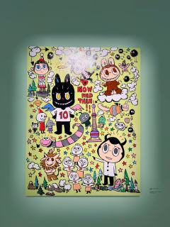 特地从云南跑到上海去看拉布布10周年展，但是进去总共20分钟