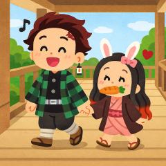 日本小人版鬼灭可爱表情包