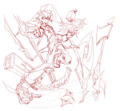 一些准备画的oc立绘紫堂雾的校园立绘还没画🥀
