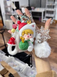 小甜豆属于你的节日做成包挂也忒好看了～而且是免打孔的，太棒噜