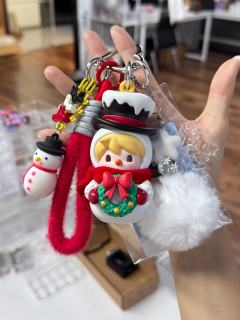 小甜豆属于你的节日做成包挂也忒好看了～而且是免打孔的，太棒噜