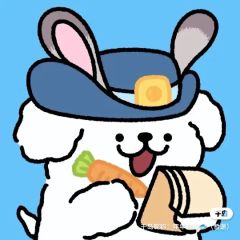 闺蜜头像 ，线条小狗版 