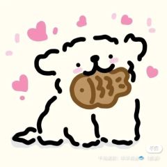 线条小狗版头像闺蜜 