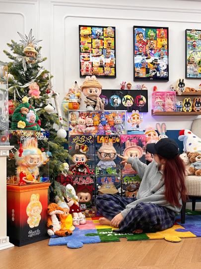 已经提前开始布置我的圣诞🎄盲盒小家啦～labubu含量极高～