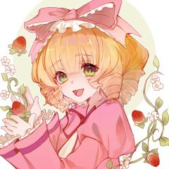 和朋友玩了蔷薇少女的绘画游戏www
是轮到我画的上色线稿草稿