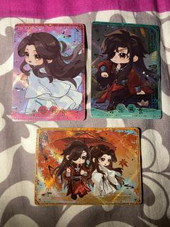 最新集卡社天官赐福卡牌出啦！
今天去森罗万象端了两盒，这次一