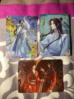 最新集卡社天官赐福卡牌出啦！
今天去森罗万象端了两盒，这次一