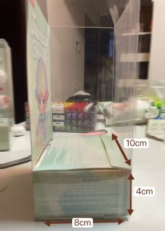 首先，pvc盒子买10*8*18cm的。尺寸适用于dimoo