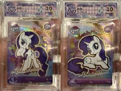 辉月一弹全套共计15张LSR卡位，分数均为CCG评级10G，