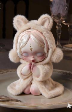 Sp手办变成毛绒，
餐巾默守穿上冬日的暖绒外套！
长出耳朵是