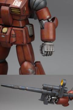 MG钢加农 清水风格全笔涂+旧化
2001年的旧套件MG,在