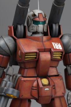 MG钢加农 清水风格全笔涂+旧化
2001年的旧套件MG,在