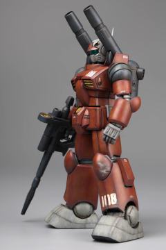 MG钢加农 清水风格全笔涂+旧化
2001年的旧套件MG,在