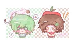 其实是主页3rQQ银，最近画的一些小宝呀
蛋萌