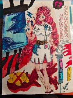  @黑执.猫仆-♥ 联动作品已完成，
丧心护士，海瑟
原谅我