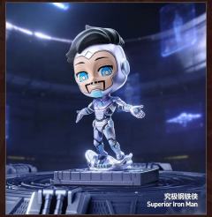 POPMART泡泡玛特的这个品  漫威钢铁侠编年史系列手办热