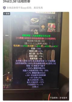 暗黑2影响术士回响打击伤害高低的要素
(一)增强伤害(ED)