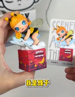 Molly周年雕塑里最好看的一套了，感觉小红帽和花花世界应该