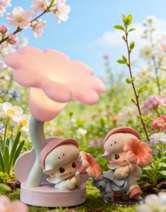 谁懂啊！DIMOO瞬间的奇遇真的美到心坎里💖春日氛围感拉满