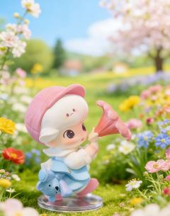 谁懂啊！DIMOO瞬间的奇遇真的美到心坎里💖春日氛围感拉满