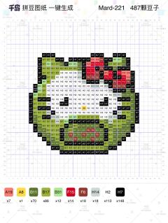 好可爱好可爱，谁能拒绝一只圆滚滚的拼豆kitty