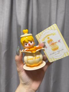 小甜豆方糖罐 太可爱了
脸超级甜 摆在桌面上刚刚好！