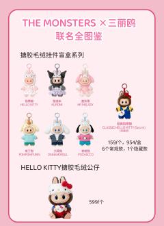 谁懂啊！！labubu和三丽鸥联名真的来了🥹
⏰定好闹钟，