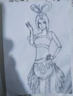 手绘叶罗丽人物，原谅我真的不怎么会画动漫人物