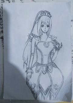 手绘叶罗丽人物，原谅我真的不怎么会画动漫人物