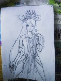 手绘叶罗丽人物，原谅我真的不怎么会画动漫人物