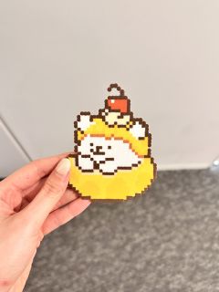 一大波甜品线条小狗来啦～
麦麦鸡毛和小白🍦
泡芙鸡毛和小白