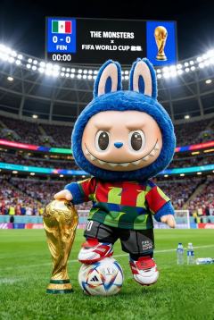 Labubu x 2026世界杯联名周边来啦！
我宣布拉布布