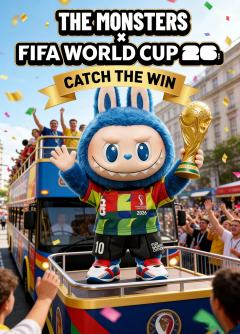 Labubu x 2026世界杯联名周边来啦！
我宣布拉布布