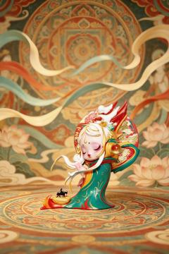 把敦煌壁画"抠"到现实里了 