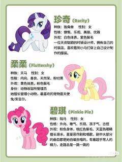 小马宝莉的主角团身份信息