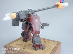 千岛广胶会线上组作品 红色轰魔
套件为酋长大陆1/144轰魔