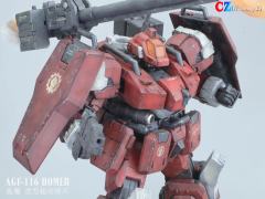 千岛广胶会线上组作品 红色轰魔
套件为酋长大陆1/144轰魔