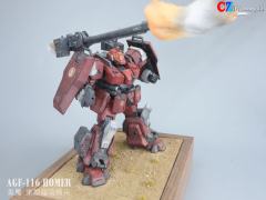 千岛广胶会线上组作品 红色轰魔
套件为酋长大陆1/144轰魔