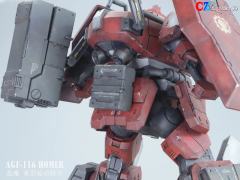 千岛广胶会线上组作品 红色轰魔
套件为酋长大陆1/144轰魔