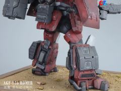 千岛广胶会线上组作品 红色轰魔
套件为酋长大陆1/144轰魔