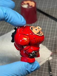 这款Q版打印横山宏机甲，拿到手就感觉非常可爱，圆滚滚的大脑袋