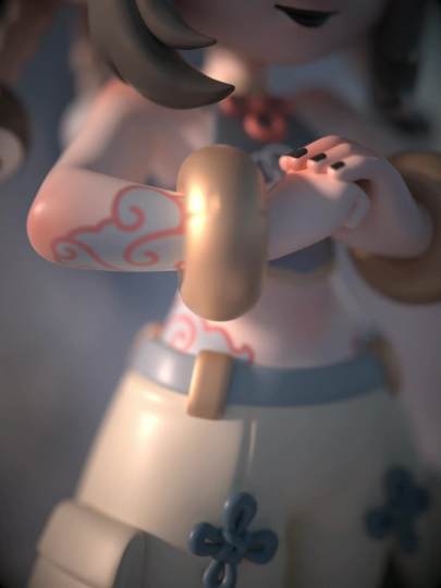 潮玩新品☯明天要不要切磋一下？修玲珑剔透心悟阴阳之奥秘 ☯病娇少女--灵韵舞姬 